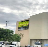 Affichage LED pour entreprise, extérieur, fixe, P10 RGB, écran mural, IP65, étanche, avec animation, pour la publicité en magasin de détail