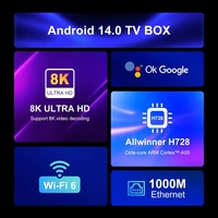 Boîtier TV Android Allwinner H313 ATV 2026 avec Wi-Fi double bande 2.4G/5.8G et télécommande vocale M98 Pro IPTV Smart TV – Approvisionnement direct usine