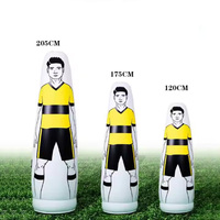 Football Football factice Portable pliable gonflable air corps factice en plastique gonflable Football gardien formation Mannequin