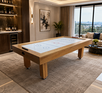 Table de hockey sur air de luxe sur mesure, table de jeu en bois faite à la main pour la maison et le club