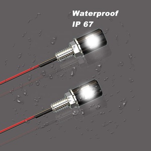 Luz de Matrícula para Motocicleta, Luz Trasera de Seguridad, Bombilla <span class=keywords><strong>LED</strong></span> para Placa de Matrícula, Legal para Motocicleta, RV, ATV, Moto de Nieve, Camión, Automóviles - Product Image 5