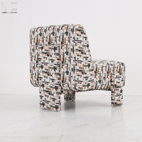 Fabricant de meubles de haute qualité, chaise de loisirs ergonomique, chaise d'appoint moderne de luxe à 3 pieds, style nordique pour salon