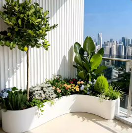 Jardinera de Acero Inoxidable a Medida, Impermeable y Antioxidante, <span class=keywords><strong>para</strong></span> Uso Comunitario en Parques, Plazas y Carreteras Municipales - Product Image 3