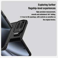Coque de téléphone Nillkin Super Frosted Shield Prop avec protection d'écran transparente pour Google Pixel 10 Pro Fold, coque de protection antichoc