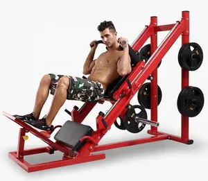 Home Gym Fitness Adjustable Bench With Trainer Leg Extension Straching Machine Vertical Leg Press Hack Squat Machine