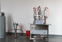 Équipement de remplissage de peinture en aérosol machine de remplissage d'aérosol nettoyant pour mousse machine de remplissage par pulvérisation nasale