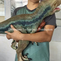Dinosaure animatronique armé ou marionnette à vendre, ou Velociraptor interactif pour centre de divertissement pour enfants