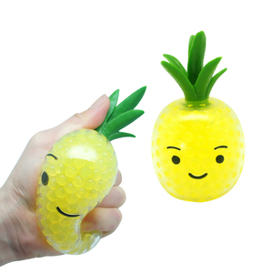 Jouet anti-stress en forme d'ananas, balle à presser en gelée, perles <span class=keywords><strong>Orbeez</strong></span> - Product Image 3