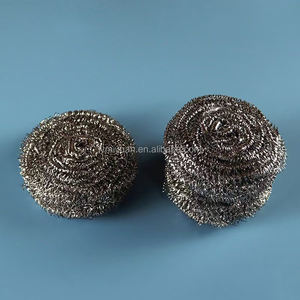 Matrix 12 unidades por tarjeta Esponja estropajo de acero inoxidable Esponja Malla Depurador de acero inoxidable galvanizado - Product Image 4