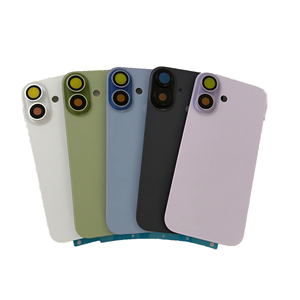 Cache arrière intégrée OEM avec vitre de remplacement pour iPhone 16 Plus 17, avec cadre en métal et anneau magnétique - Product Image 1