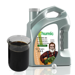 Soluzione organica concentrata acido fulvico umico liquido nero 100% solubile in acqua liquido fulvato di potassio - Product Image 6