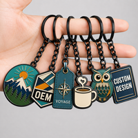 Porte-clés en métal personnalisé en gros, alliage de zinc, logo en relief 3D, porte-clés publicitaire promotionnel d'entreprise, souvenir cadeau