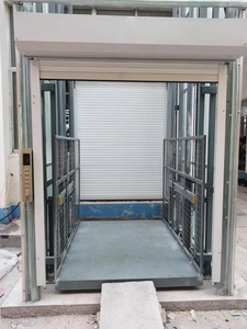 W 2ton 15m công nghiệp nút điều khiển động cơ điện thang máy dọc thang máy nâng hàng điện thang máy nền tảng nâng hàng thủy lực - Product Image 3