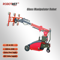 Robot manipulateur de pierres mobile certifié CE, bras hydraulique, ventouse de levage pour usine de traitement de la pierre
