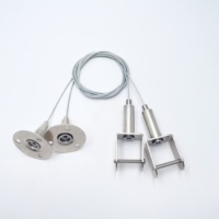 Kits de plafond suspendus de câble métallique de vente directe d'usine pour des lumières