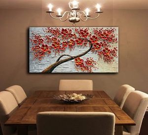 Custom Size Handmade Textured Oil Painting Modern Minimalist <b>Canvas</b> Art for Apartment Office Hotel flower painting - Product Image 2