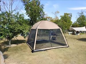 Tente familiale portable quatre <span class=keywords><strong>saisons</strong></span>, protection UV, imperméable, Oxford ultralégère, prête à l'emploi, une chambre avec moustiquaire respirante - Product Image 6