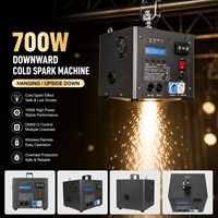 Máquina de Chispas Frías Colgante de 700W, Efecto de Chispas Descendentes, Control DMX, Efecto Profesional para Escenarios, Alquiler para Eventos