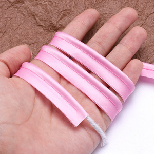 Nastro in Raso Pronto all'Uso, Nastro con Anima in Cotone <span class=keywords><strong>per</strong></span> Colletti Qipao e Decorazioni di Abiti - Product Image 4