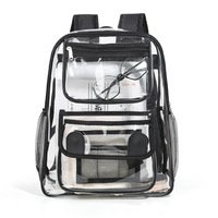 Offre Spéciale usine ODM pas cher grande capacité léger fermeture éclair cadre externe sac à dos mode clair PVC étanche voyage en plein air