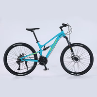 Usine directe 27.5 pouces 21 vitesses vtt queue souple vélo en alliage d'aluminium vitesse Variable tout-terrain frein à disque en acier VTT