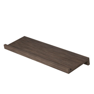Meinijia Keyboard Tray <b>Solid</b> <b>Wood</b> Adjustable Height Desktop Stand For Office <b>Desk</b> Typing Support Rectangle Charcoal Colored - Product Image 5