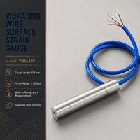 Sensor de Temperatura con Medidor de Tensión Superficial de Alambre Vibratorio IP67 de Alta Precisión para Concreto, 1 Año de Garantía, Acero