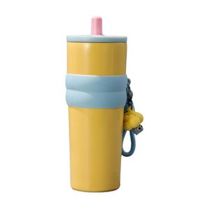 IStapromo Gifts MM - Termo de Viaje de Acero Inoxidable de Doble Pared con Aislamiento al Vacío de 710 ml, Botella de Agua con Cuerda para Niñas - Product Image 2