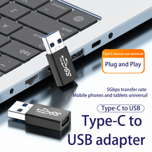 Venta al por mayor OEM portátil tipo C hembra a USB a macho adaptador Usb 3,1 convertidor 5Gbps conector de transferencia de datos para película de música HD - Product Image 2