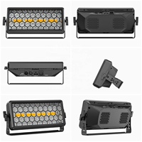 Projecteur de scène UKING à contrôle DMX, lumière stroboscopique rétro LED RGB 120W pour bar, KTV, fête, DJ, lumière murale à activation sonore