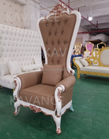 Fauteuil de luxe bon marché pour le trône fauteuil de pédicure en bois