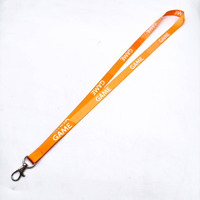 Porte-badge durable en polyester imprimé sérigraphié, design carré classique de dessin animé personnalisé, avec cordon et attache, pour hôpital