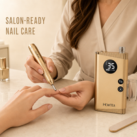 Lime à ongles électrique professionnelle à vitesse variable pour manucure et pédicure, idéale pour l'acrylique, le gel, les salons et l'usage domestique – Soin des ongles