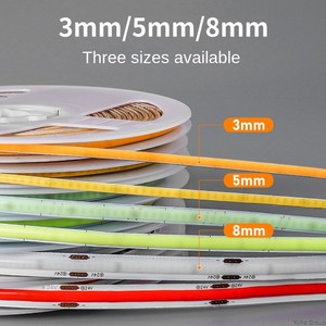 Tira de Luz LED RGB Flexible Ultrafina para Uso Residencial, Material de PC, Bajo Voltaje, IP20, Regulable, 2 Años de Garantía - Product Image 4