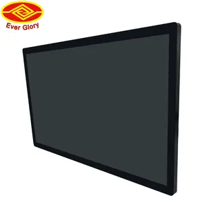 Venta al por mayor industrial 10 puntos táctiles impermeable Monitor de pantalla táctil LCD capacitivo de marco abierto de 15,6 pulgadas