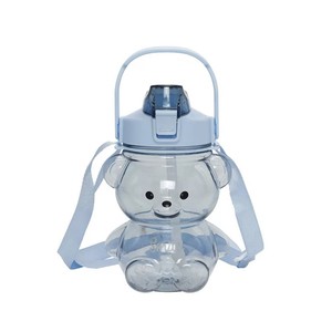 Niedlicher Bären-Trinkbecher mit Hochwertiger Optik, Großer Kapazität, Kinder-Wasserbecher, Mattlackierter Kunststoff-Raumbecher - Product Image 6