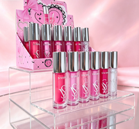 Huile à lèvres repulpante rose Siyiping Vagan, marque privée, huile à lèvres scintillante de luxe, emballage brillant, tubes de rouge à lèvres pour enfants, maquillage en gros