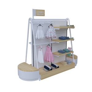 Baby Shop Shelves Metallic Customized Light Duty Store Style Stand Simple and <strong>Beautiful</strong> <strong>Rack</strong> Display Shelf - Product Image 1