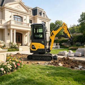 Miniexcavadora de orugas de 1-3.5 toneladas con motor de etapa V, bomba hidráulica, cabina totalmente cerrada y alta potencia de excavación, certificación CE - Product Image 1