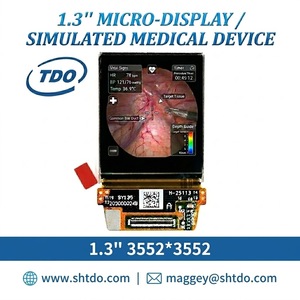 TDO 1,3-Zoll-Si-OLED-Display mit 3552x3552 Auflösung & 1600 Nits 90Hz MIPI für AR/VR/XR-Headsets in Verbraucher-/Industrie-/Medizinfächern - Product Image 1