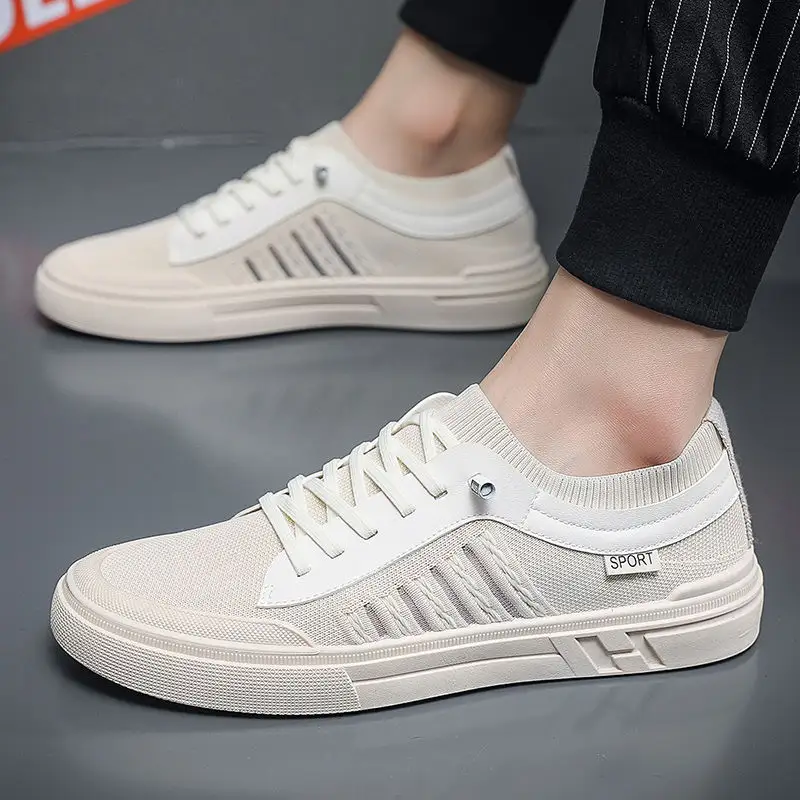 2023 New Summer Breathable Men's Shoes Lazy One Step Casual Shoes Lightweight Outdoor Walking Shoes