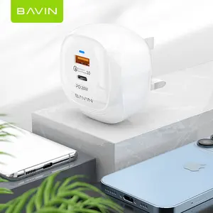 BAVIN PC809E थोक दीवार चार्जर के लिए 18w 20w तेजी से चार्ज चार्जर एप्पल Lightnings