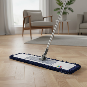 Gizmop 80cm Acrylic Mop Microfibre Fabric Antibacterial Reusable Self-Wringer for Parquet Flooring Dry Cleaning 20,000+ Durable - Product Image 3