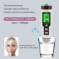 Nouveau stylo testeur de qualité de l'eau 4 en 1 YY-400 PH/ORP/H2 & TEM pour la concentration en ions hydrogène