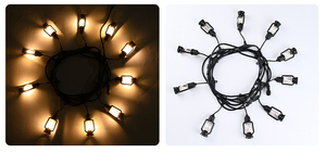 Chuyên Nghiệp Retro Loạt Treo Vòng Hoa Festoon Cafe Patio Đám Cưới Thời Tiết Dầu Hỏa Ngọn Lửa Chuỗi Vườn Ánh Sáng - Product Image 3