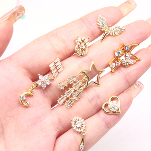 Piercing de Nariz de Acero Quirúrgico <span class=keywords><strong>Gaby</strong></span>, Anillos de Nariz Clásicos de Acero Inoxidable, Piercing de Nariz con Mariposa, Joyería Corporal al por Mayor - Product Image 3