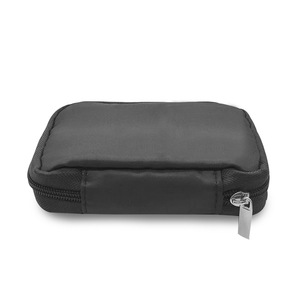 Portable <b>Makeup</b> Bag Black Compact Storage <b>Case</b> For Travel And Outdoor Use - Product Image 3