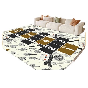 Tapis <span class=keywords><strong>de</strong></span> jeu AeroMara Cartoon Hopscotch pour enfants, salon, chambre, facile à nettoyer, en velours suédé, pliable, portable, tapis <span class=keywords><strong>de</strong></span> jeu au sol, espace - Product Image 2