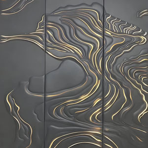 室内设计刺绣皮革浅浮雕墙面装饰墙板 - Product Image 1