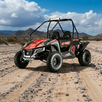 Kart tout-terrain à essence deux places 180cc quatre temps, transmission automatique puissante, amortisseurs durables pour la conduite en extérieur - Vente chaude